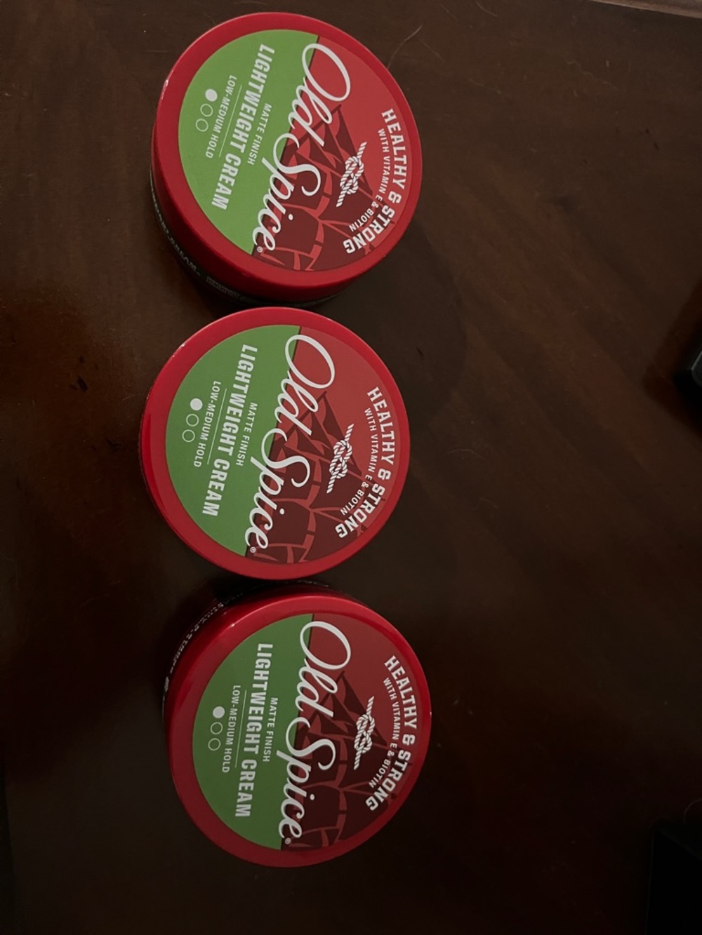 3-Pack Old Spice Lightweight Cream Hair Styling – Matte Finish – Low/Medium Hold